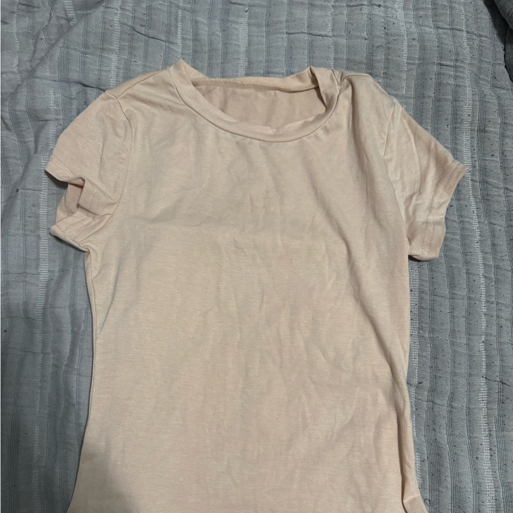NUDE SLIM FITTING TEE